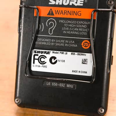 Shure PSM 900 Wireless IEM System L6 Band: 656-692 MHz (NO POWER SUPPLY) CG0153R image 15
