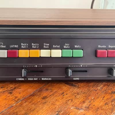 Ace Tone FR-8L Rhythm Ace 1960s - Black / Wood image 5