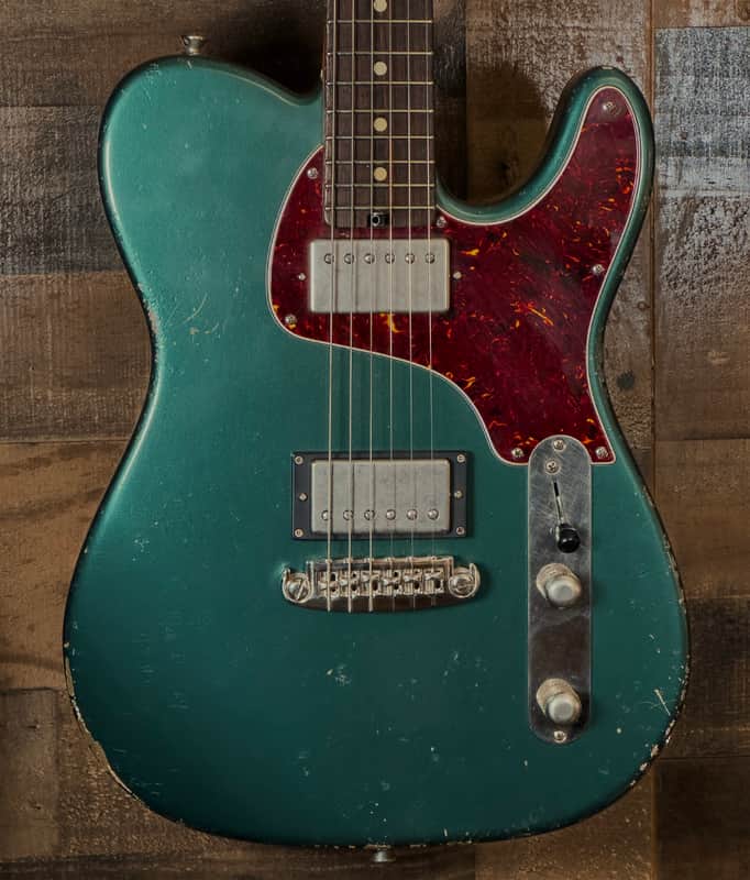 Shabat Lion Special Metallic British Racing Green Electric Guitar image 1