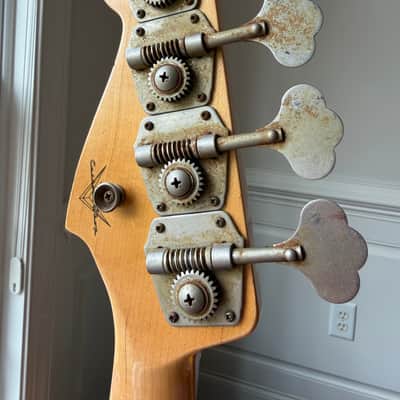 2021 Fender Custom Shop ‘61 Precision Bass Relic - 3 Color Sunburst image 8