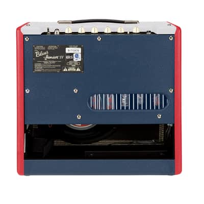 Fender FSR Blues Junior IV Colour Trio Guitar Combo Amp - Red White Blue image 2