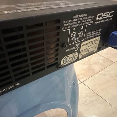 QSC PLX2502 PLX2 Series Compact Rack-Mounted Power Amp 2010s - Silver image 1