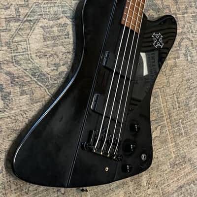 Epiphone Goth Thunderbird IV 4-string bass - with Gibson hard case image 2