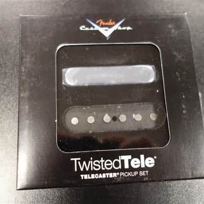 Fender Custom Shop Twisted Tele Pickups, Black/Chrome (2) image 1