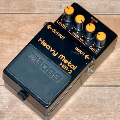 1980's Boss HM-2 Heavy Metal (Black Label) Made in Japan The Grail of The HM-2's it Will Rule your Tone, Ships Fast ! image 2