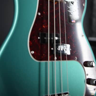Fender American Professional Classic Precision Bass - Faded Sherwood Green Metallic image 7