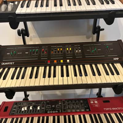 ARP Quartet Polyphonic Analog Synthesizer 1979 - 1980 - Black / Orange image 2