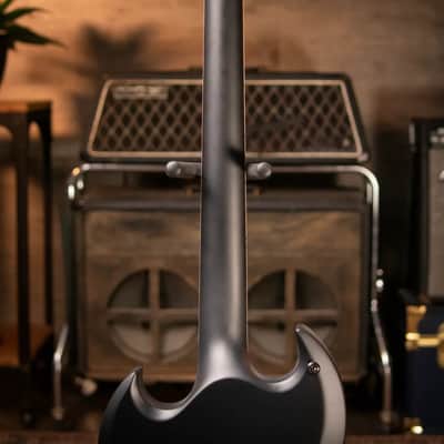 ESP LTD Viper - 1000 Electric Baritone Guitar - Black Satin image 6