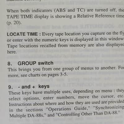 Owner's Manual for TASCAM RC-848 Remote Control Unit TEAC  1990 image 7