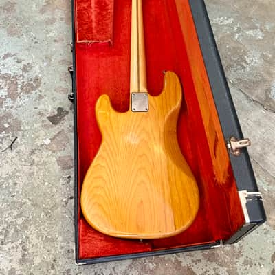 Fender Precision Bass 1977 - Natural  original vintage USA image 11
