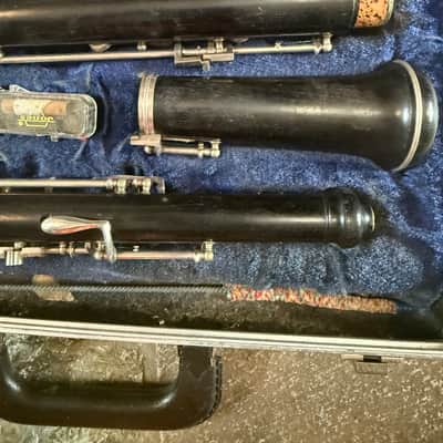Larilee brand wood Oboe with case. Made in France image 7