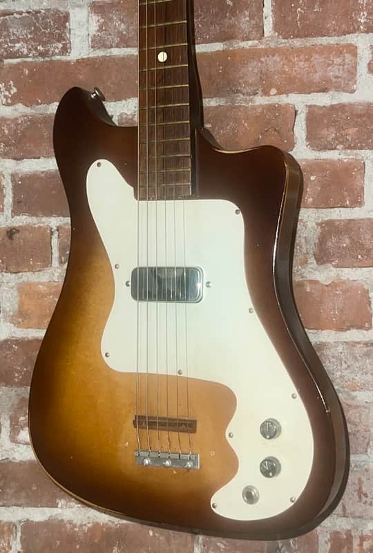 1960's Kay K100 Vanguard Single Pickup, Sunburst , Killer Retro Vintage Old Kay ! image 1