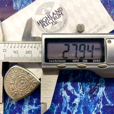 **Special Offer 20% Discount** Two (2) Queen Elizabeth Two Shillings Coin Guitar Picks. image 3