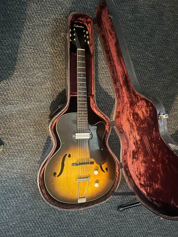 Silvertone H51 cutaway 1950s - Tobacco burst image 1