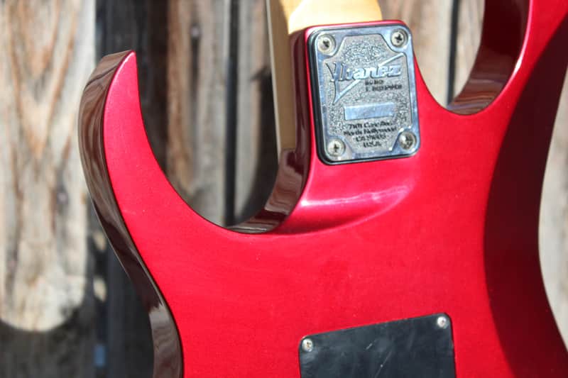 1991 Ibanez RG770DX Deluxe Ruby Red Made in Japan | Reverb Canada