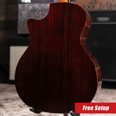 Taylor 414ce Studio Grand Auditorium Acoustic/Electric Guitar - Natural with Gig Bag image 2