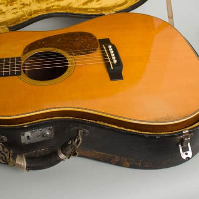 C. F. Martin D-28 Flat Top Acoustic Guitar (1940), ser. #74100, period black hard shell case. image 12