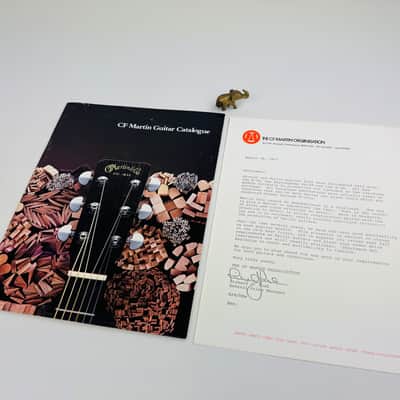 Martin Guitar Catalogue & Dealer Letter Set 1977 image 1