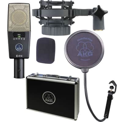 AKG Pro Audio C414 XLS Instrument Condenser Microphone, Multipattern image 2