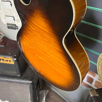 Gibson ES-165 Herb Ellis Vintage Sunburst 1998 Hollow Body Electric Guitar image 12