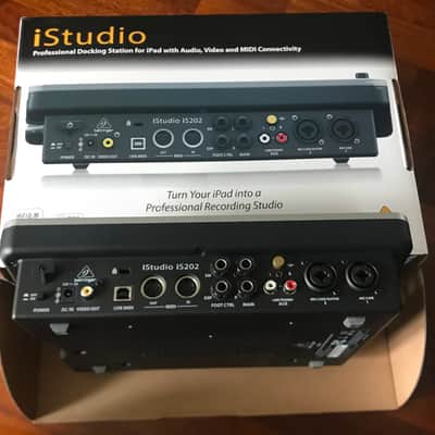 Behringer iStudio iS202 iPad Docking Station and Interface 2010s - Black image 4