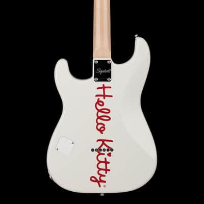 Squier Fender x Hello Kitty White Stratocaster image 4