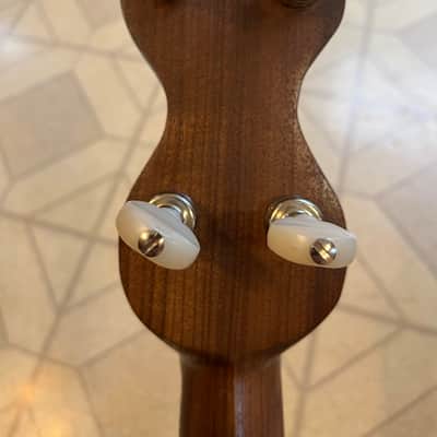 Fretless Mountain Banjo, new, walnut, gotoh tuners, made in West Virginia!! image 10