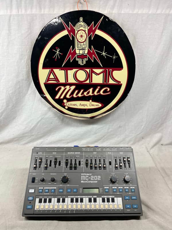 Roland MC-202 mc202 MicroComposer micro composer Monophonic Analog Synthesizer / Sequencer Module with power supply mod - Local Pickup Only image 1