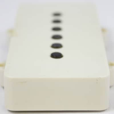 Vintage 1973 Fender Jazzmaster Gray Bottom Neck Pickup with Original White Cover image 6