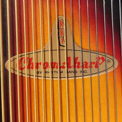 RBI Chrom-A-Harp Autoharp Sunburst image 2