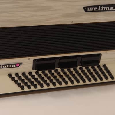 Accordion Weltmeister Stella 80 white used image 4