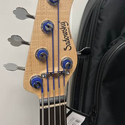Sadowsky MetroLine 21-Fret Vintage J/J 5-String Bass Fretless  w/Red Alder Body - Solid Olympic White High Polish image 3