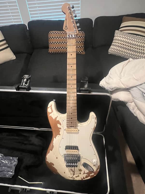 Charvel Henrik Danhage Signature Pro-Mod So-Cal Style 1 2020 - Present - White Relic image 1
