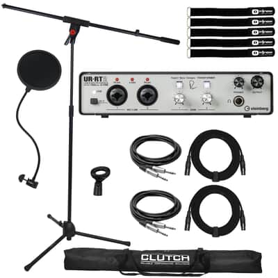Steinberg UR-RT2 USB 2.0 Home Recording Audio Interface Preamp w Mic Stand image 1