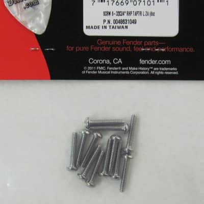 Fender USA Telecaster Bridge Pickup Mounting Screws 0048631049 image 2