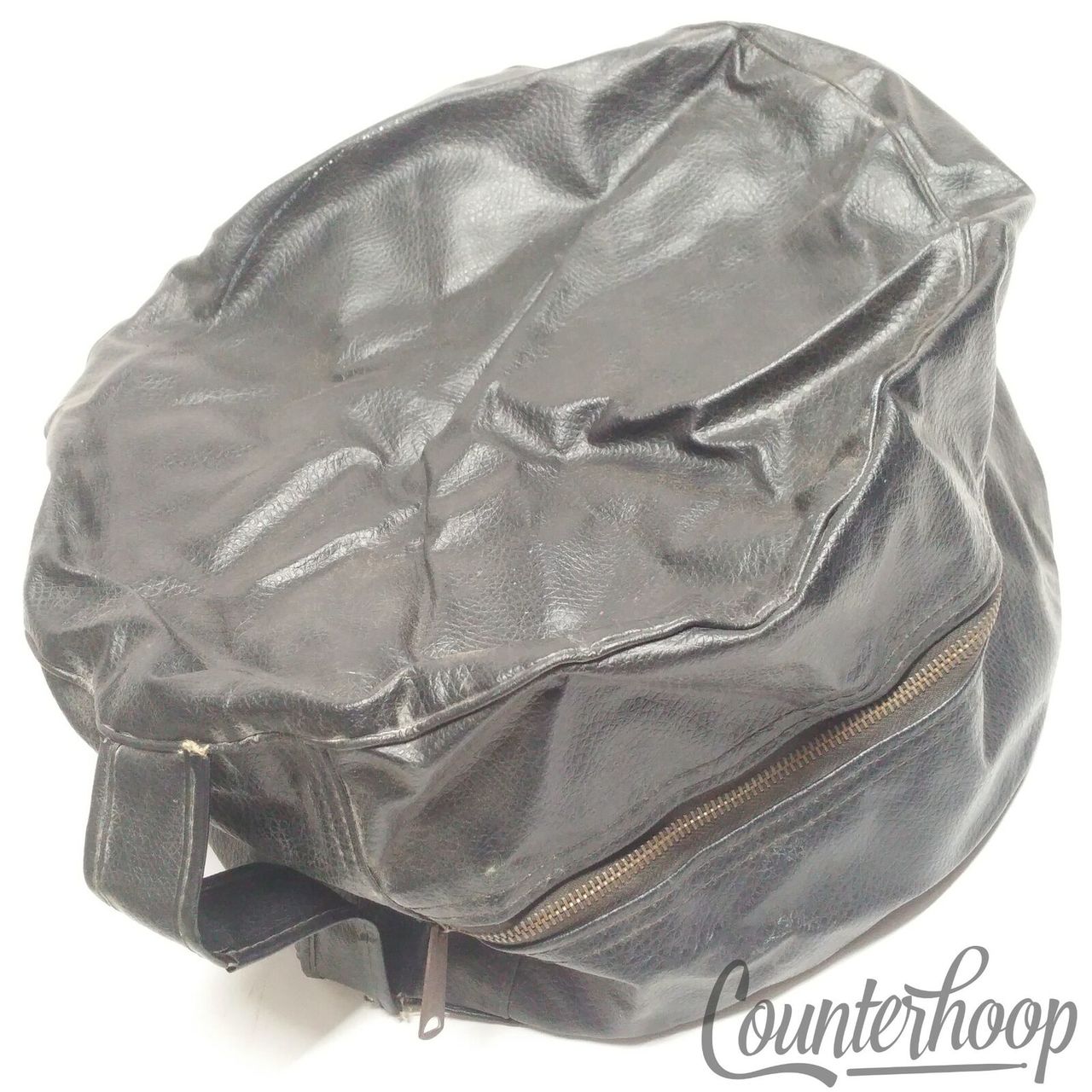 Leather Snare Drum Case 14x5"Vintage 60s "Supreme" Gig Bag Protective Soft Shell — main photograph