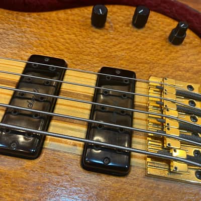 1990 Ken Smith BT5 Lacewood Walnut Mahogany 5 String Bass image 4