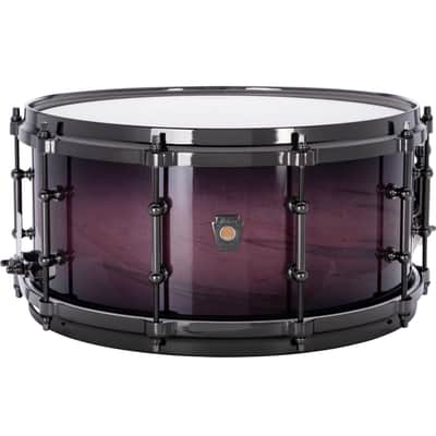 Ludwig Classic Maple Exotic Select Snare Drum 14x6.5 Amethyst Burst image 1