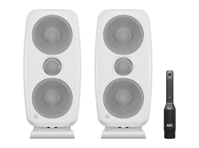 IK Multimedia iLoud MTM MKII Nearfield Studio Monitors (White) (Pair) image 1
