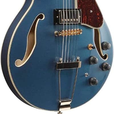 Ibanez AMH90PBM Artcore Expressionist Semi-Hollow Guitar, Prussian Blue Metallic image 15