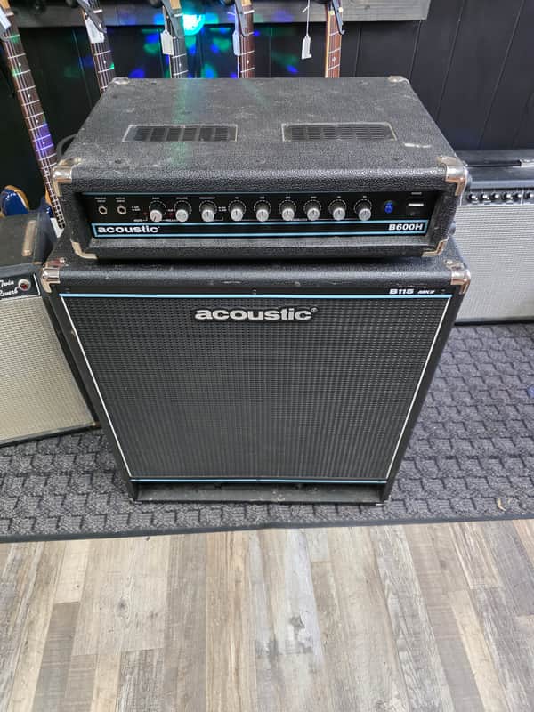 Acoustic B600H head and cab halfstack image 1