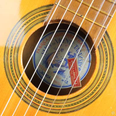 Vintage Hijos de Vicente Tatay Classical Guitar — Extremely Lightweight Post-War Spanish Workshop Build (ca. 1942–1955) image 9