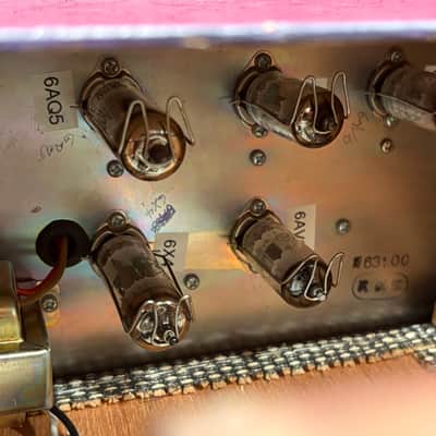 2 Vintage Teisco Tube Amps Express 5 + Northland Canadiana MIJ JAPAN Tremolo + Reverb RARE image 10