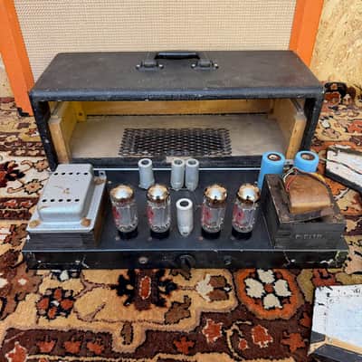Vintage 1960s Vase Bassman 120 6L6 Australian Original Valve Amplifier Head RARE image 13