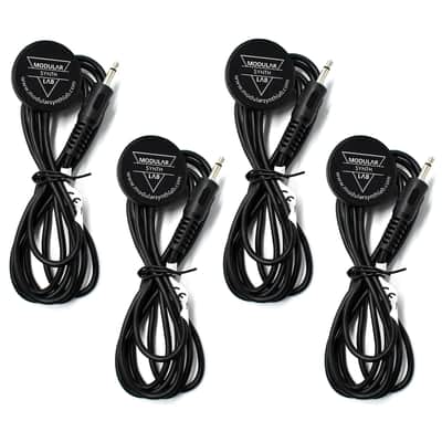 Contact Microphone,  Piezo Mic 3,5mm 1/8 inch,  Mono Jack Piezo Transducer, Guitar Cigar Box Pickup image 6