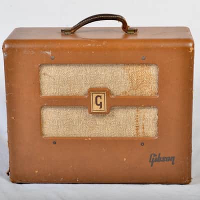 Gibson BR-6F 3-Input 10-Watt 1x10" Guitar Combo 1953 - Brown image 1