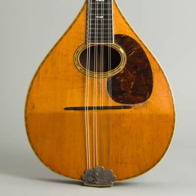 C. F. Martin Style C Flat Back Mandolin (1932), ser. #15376, black hard shell case. image 3
