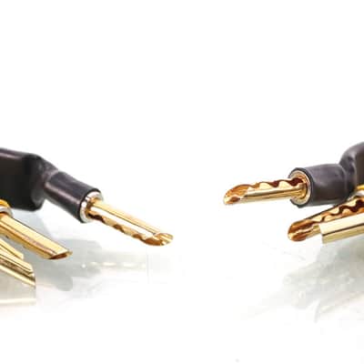 Analysis Plus Black Mesh Oval 9 Speaker Cables; 2.5m Pair image 3