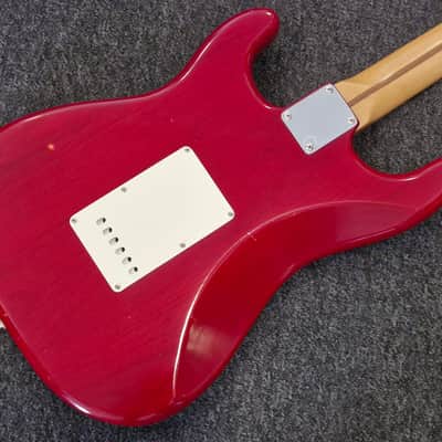 Fender USA Highway One Stratocaster 'Crimson Red Transparent' 2003 image 5