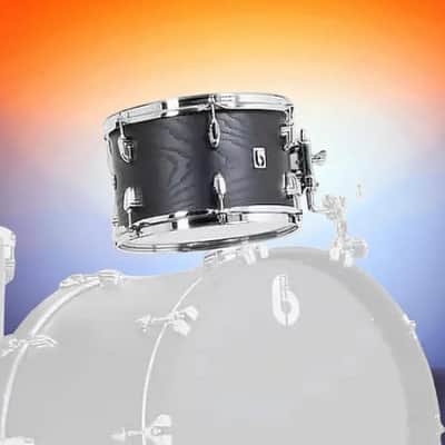 British Drum Co. RAV-10-7-RT Raven Series Rack Tom. 10" x 7" image 2